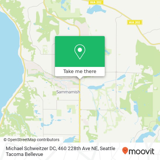 Mapa de Michael Schweitzer DC, 460 228th Ave NE