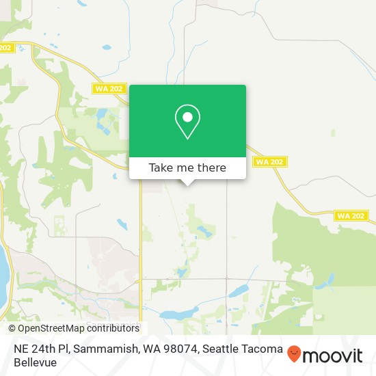 NE 24th Pl, Sammamish, WA 98074 map