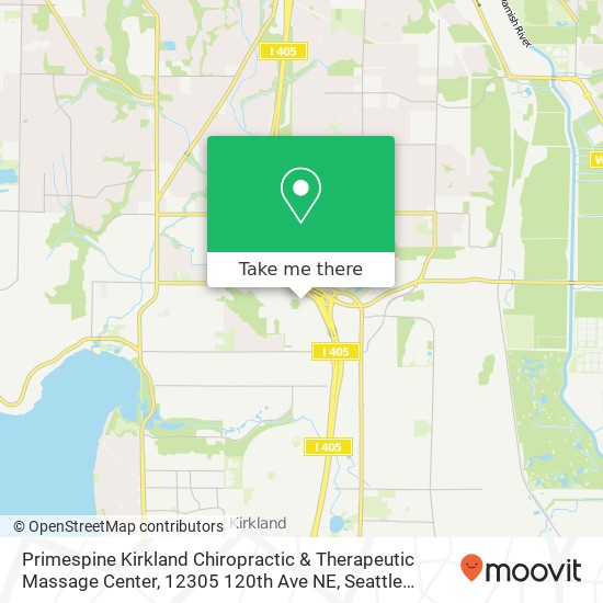 Primespine Kirkland Chiropractic & Therapeutic Massage Center, 12305 120th Ave NE map
