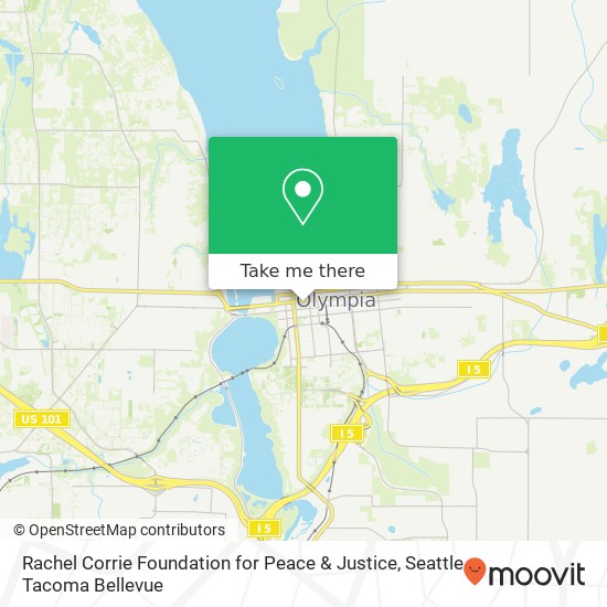 Rachel Corrie Foundation for Peace & Justice map