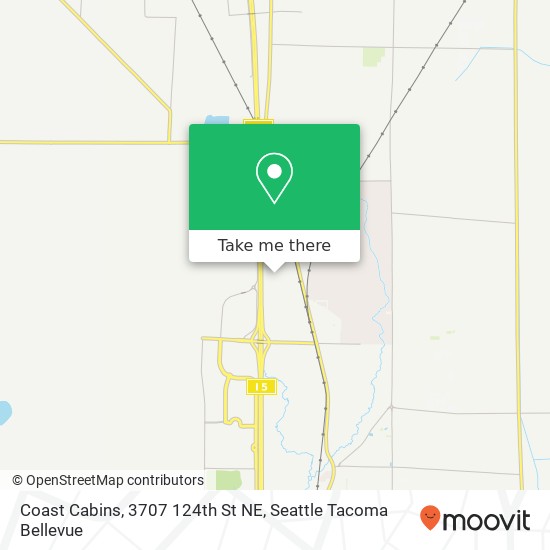 Coast Cabins, 3707 124th St NE map