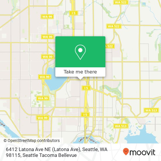 6412 Latona Ave NE (Latona Ave), Seattle, WA 98115 map