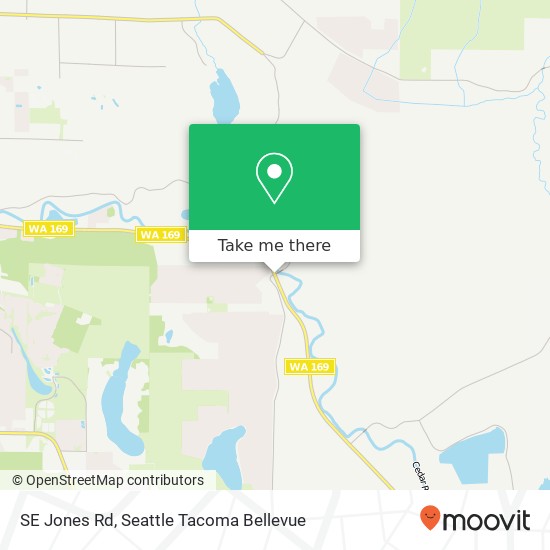 Mapa de SE Jones Rd, Renton, WA 98058