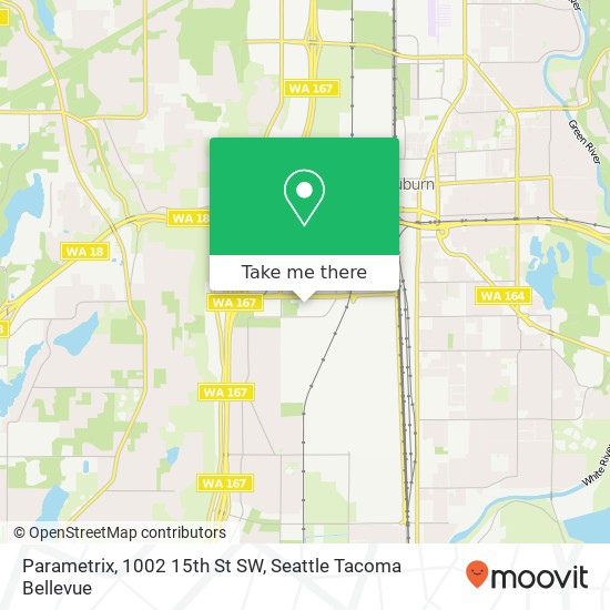 Mapa de Parametrix, 1002 15th St SW