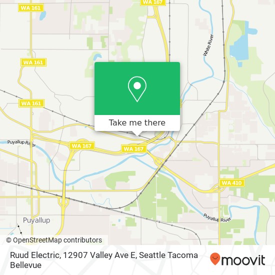 Mapa de Ruud Electric, 12907 Valley Ave E
