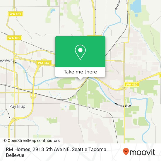 Mapa de RM Homes, 2913 5th Ave NE