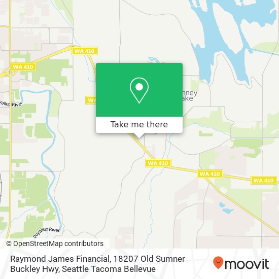 Mapa de Raymond James Financial, 18207 Old Sumner Buckley Hwy