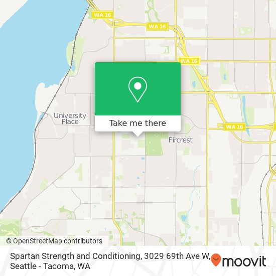 Spartan Strength and Conditioning, 3029 69th Ave W map