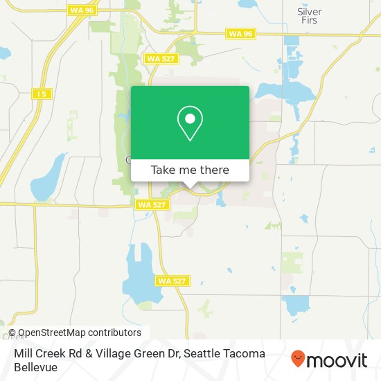 Mill Creek Rd & Village Green Dr map