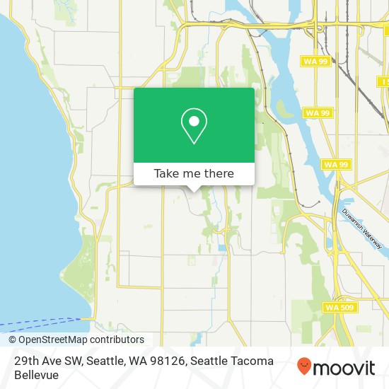 29th Ave SW, Seattle, WA 98126 map