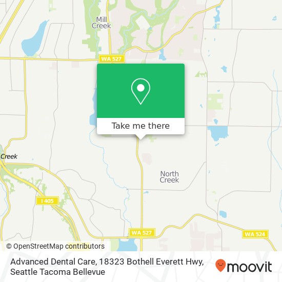 Advanced Dental Care, 18323 Bothell Everett Hwy map