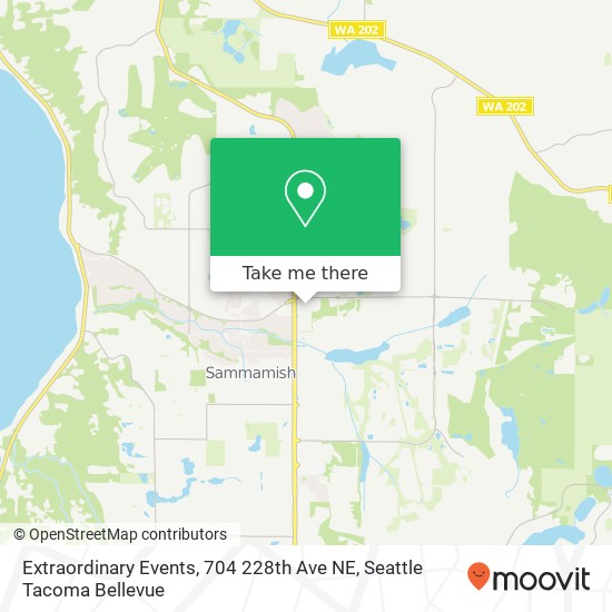 Mapa de Extraordinary Events, 704 228th Ave NE