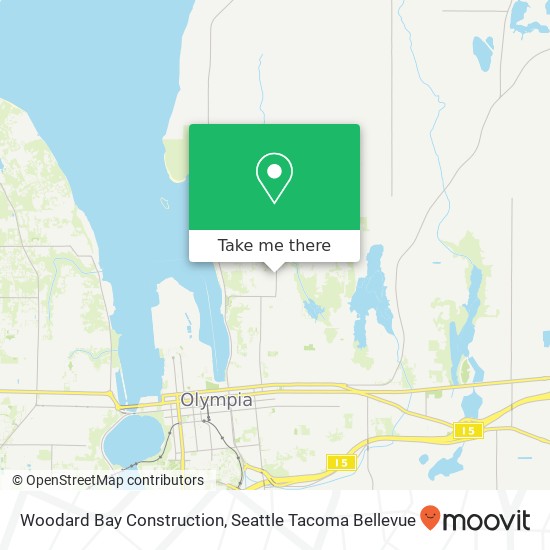 Woodard Bay Construction map