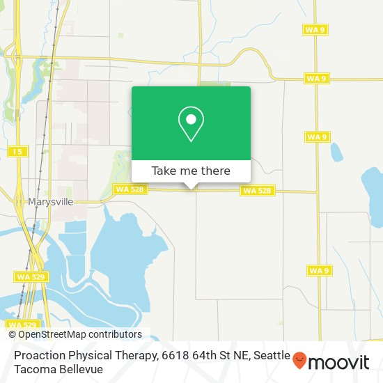 Proaction Physical Therapy, 6618 64th St NE map