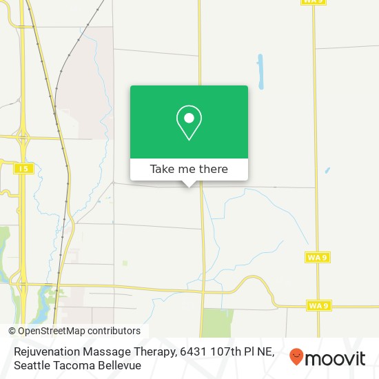 Mapa de Rejuvenation Massage Therapy, 6431 107th Pl NE