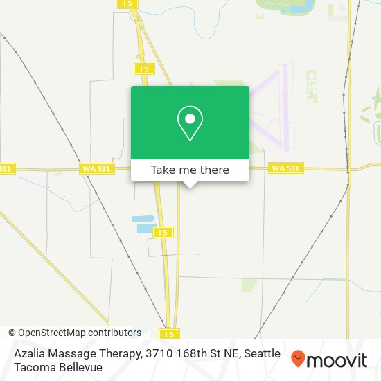 Azalia Massage Therapy, 3710 168th St NE map