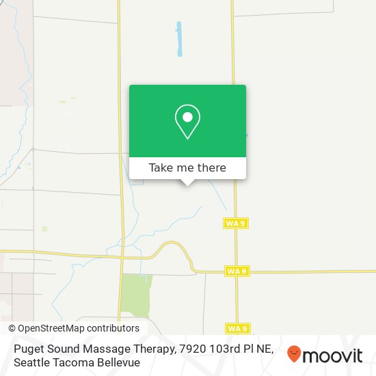 Mapa de Puget Sound Massage Therapy, 7920 103rd Pl NE