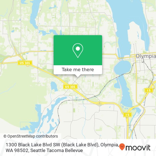 1300 Black Lake Blvd SW (Black Lake Blvd), Olympia, WA 98502 map