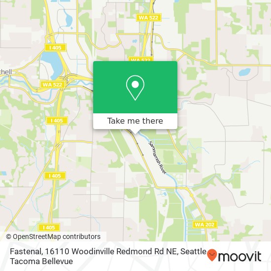 Fastenal, 16110 Woodinville Redmond Rd NE map