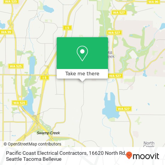 Pacific Coast Electrical Contractors, 16620 North Rd map