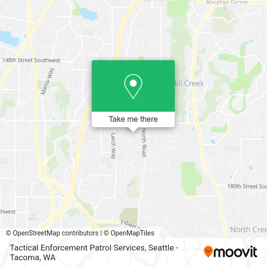 Mapa de Tactical Enforcement Patrol Services