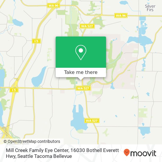 Mill Creek Family Eye Center, 16030 Bothell Everett Hwy map