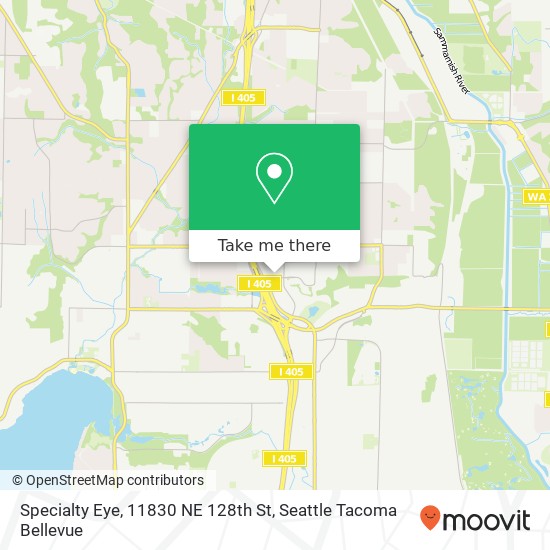 Specialty Eye, 11830 NE 128th St map