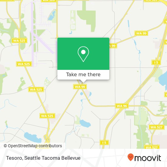 Tesoro, 11801 Highway 99 map