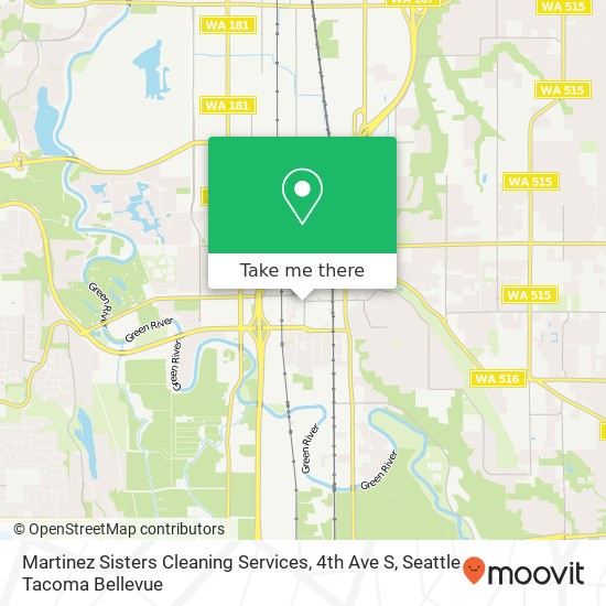 Mapa de Martinez Sisters Cleaning Services, 4th Ave S