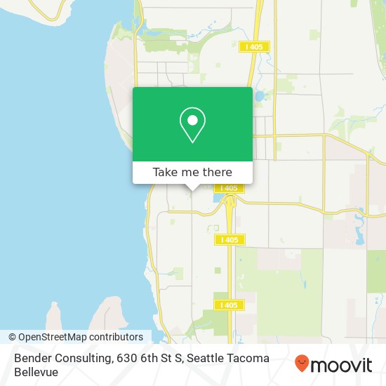 Mapa de Bender Consulting, 630 6th St S