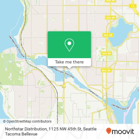 Northstar Distribution, 1125 NW 45th St map