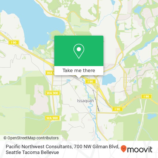 Mapa de Pacific Northwest Consultants, 700 NW Gilman Blvd