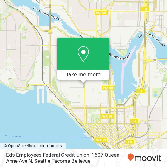 Eds Employees Federal Credit Union, 1607 Queen Anne Ave N map