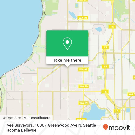 Tyee Surveyors, 10007 Greenwood Ave N map