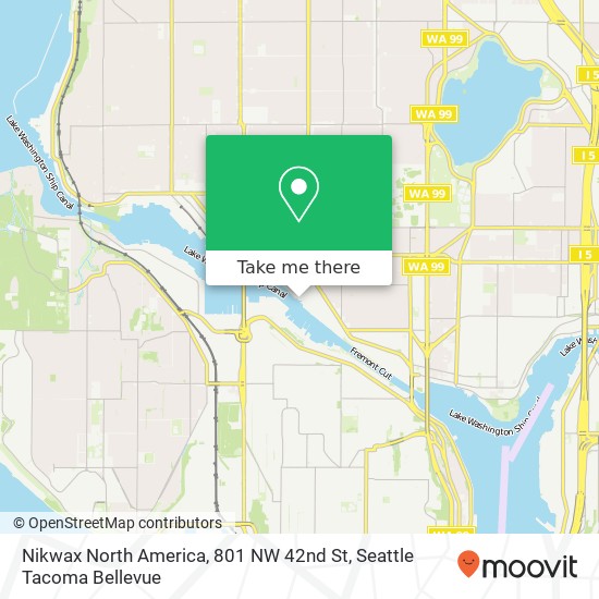 Nikwax North America, 801 NW 42nd St map