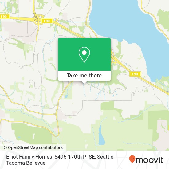 Mapa de Elliot Family Homes, 5495 170th Pl SE