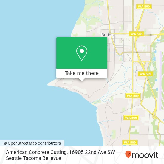 American Concrete Cutting, 16905 22nd Ave SW map