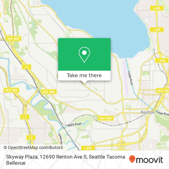 Mapa de Skyway Plaza, 12690 Renton Ave S