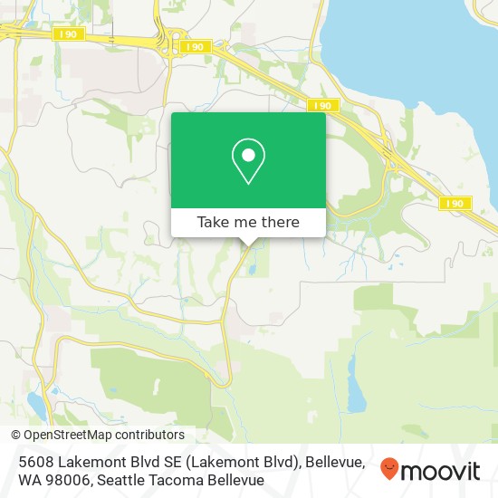 5608 Lakemont Blvd SE (Lakemont Blvd), Bellevue, WA 98006 map