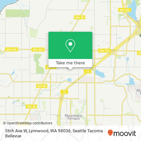 56th Ave W, Lynnwood, WA 98036 map