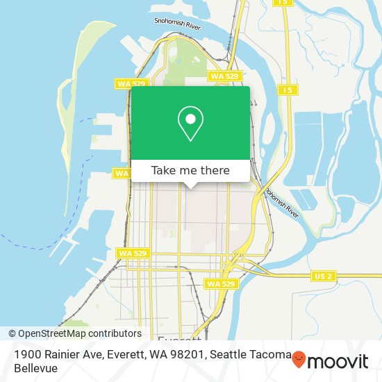 1900 Rainier Ave, Everett, WA 98201 map