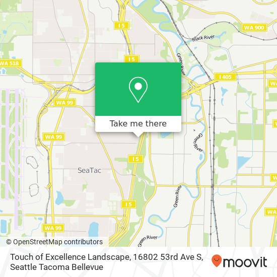 Touch of Excellence Landscape, 16802 53rd Ave S map