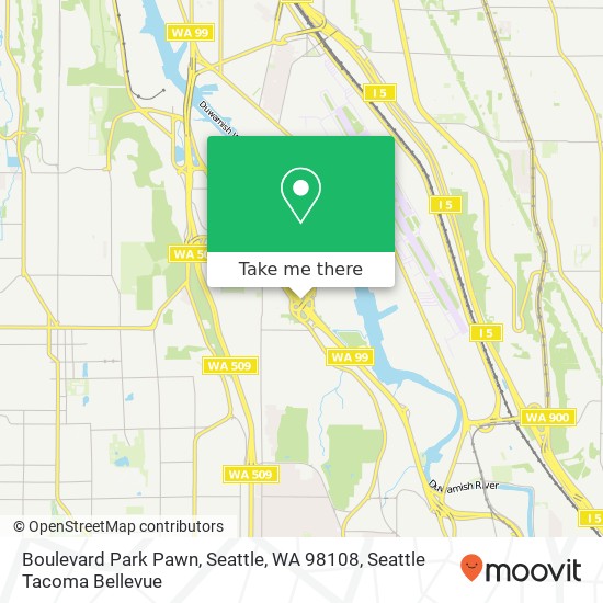 Boulevard Park Pawn, Seattle, WA 98108 map