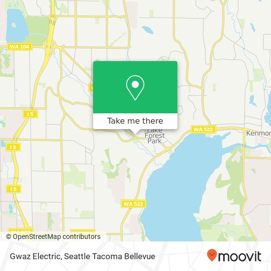 Gwaz Electric map