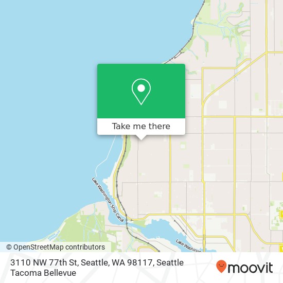 3110 NW 77th St, Seattle, WA 98117 map