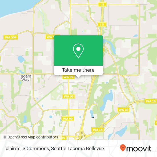 claire's, S Commons map