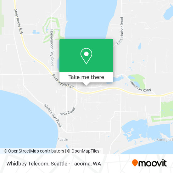 Mapa de Whidbey Telecom