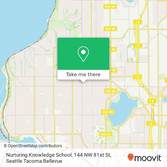 Mapa de Nurturing Knowledge School, 144 NW 81st St