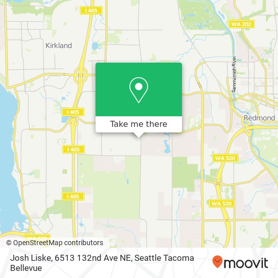Mapa de Josh Liske, 6513 132nd Ave NE