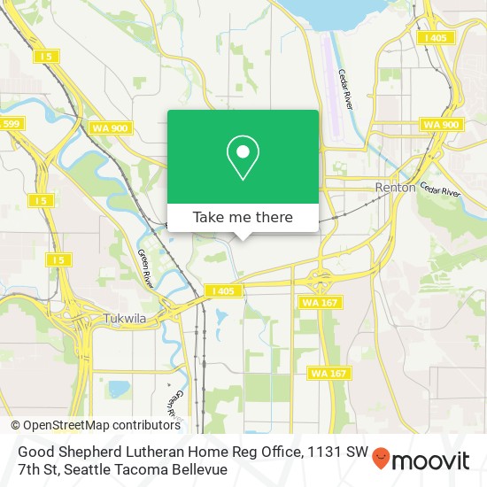 Mapa de Good Shepherd Lutheran Home Reg Office, 1131 SW 7th St